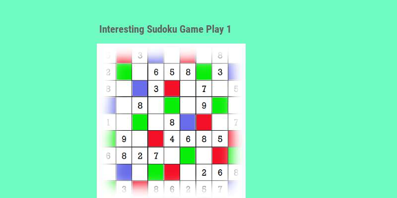 Interesting Sudoku game play 1 top
