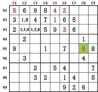 Sudoku second level game 3-2