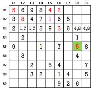 Sudoku second level game 3-3