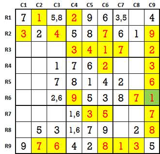 Sudoku second level game 8-2