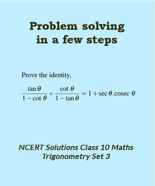 ncert solutions class 10 maths trigonometry set 3