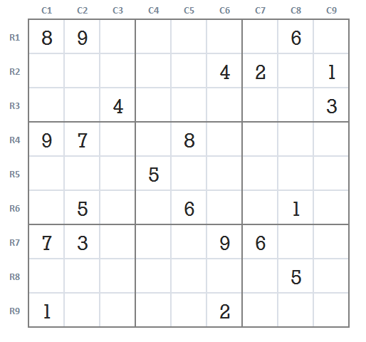 Expert Sudoku hard level 5 game 11