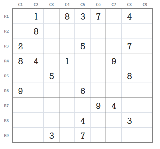 Expert Sudoku level 5 game 16