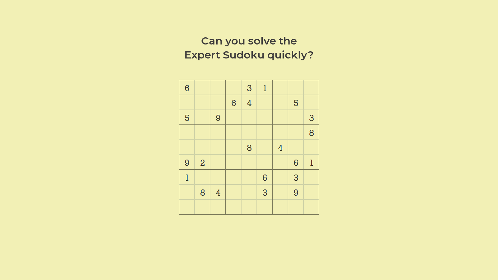 How to Solve Expert Sudoku Hard Level 5 Game 20 Simple Way