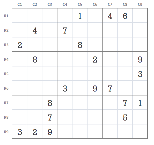 Expert Sudoku level 5 game 21
