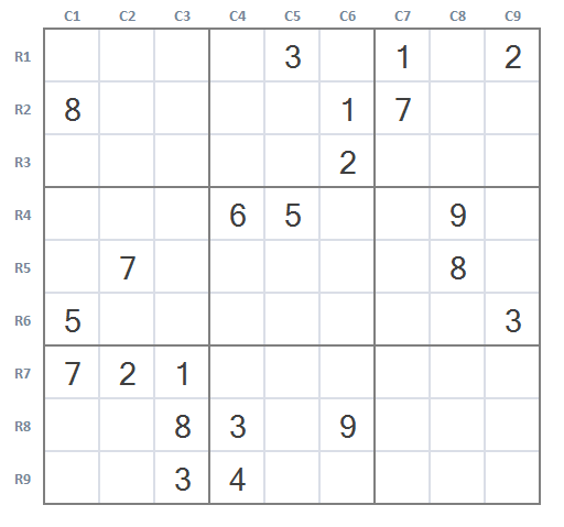 Expert Sudoku level 5 game 6