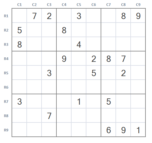 Expert Sudoku level 5 game 7
