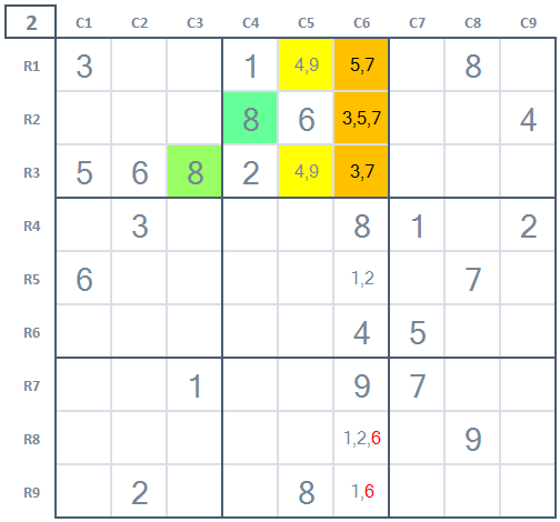 Expert level Sudoku hard game 4 stage 2