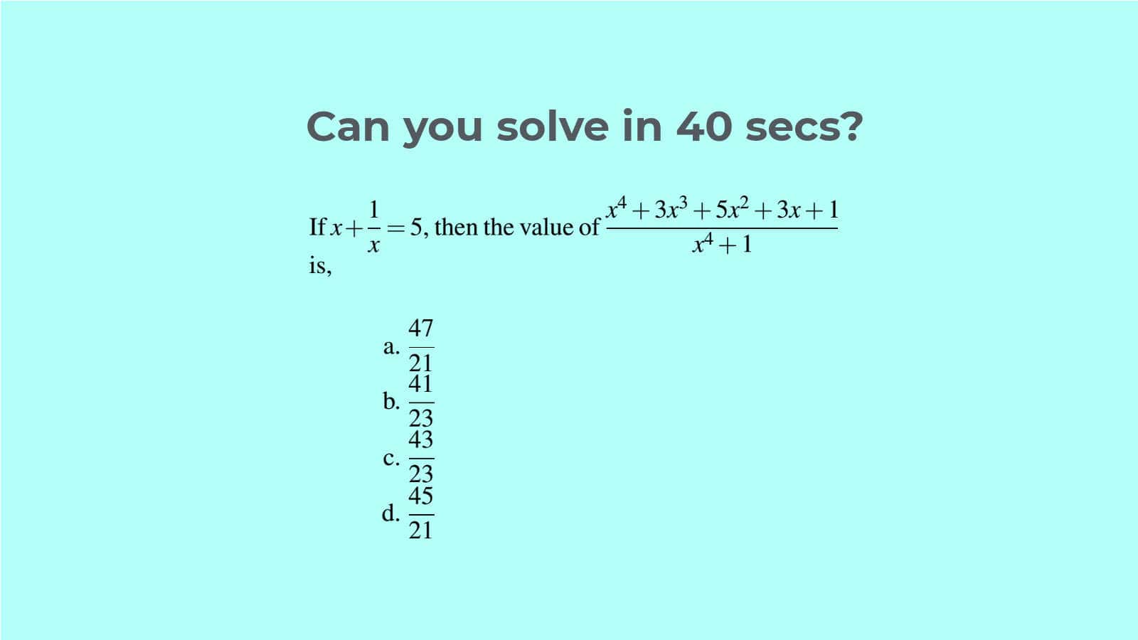 Innovative algebra problem solving techniques 6