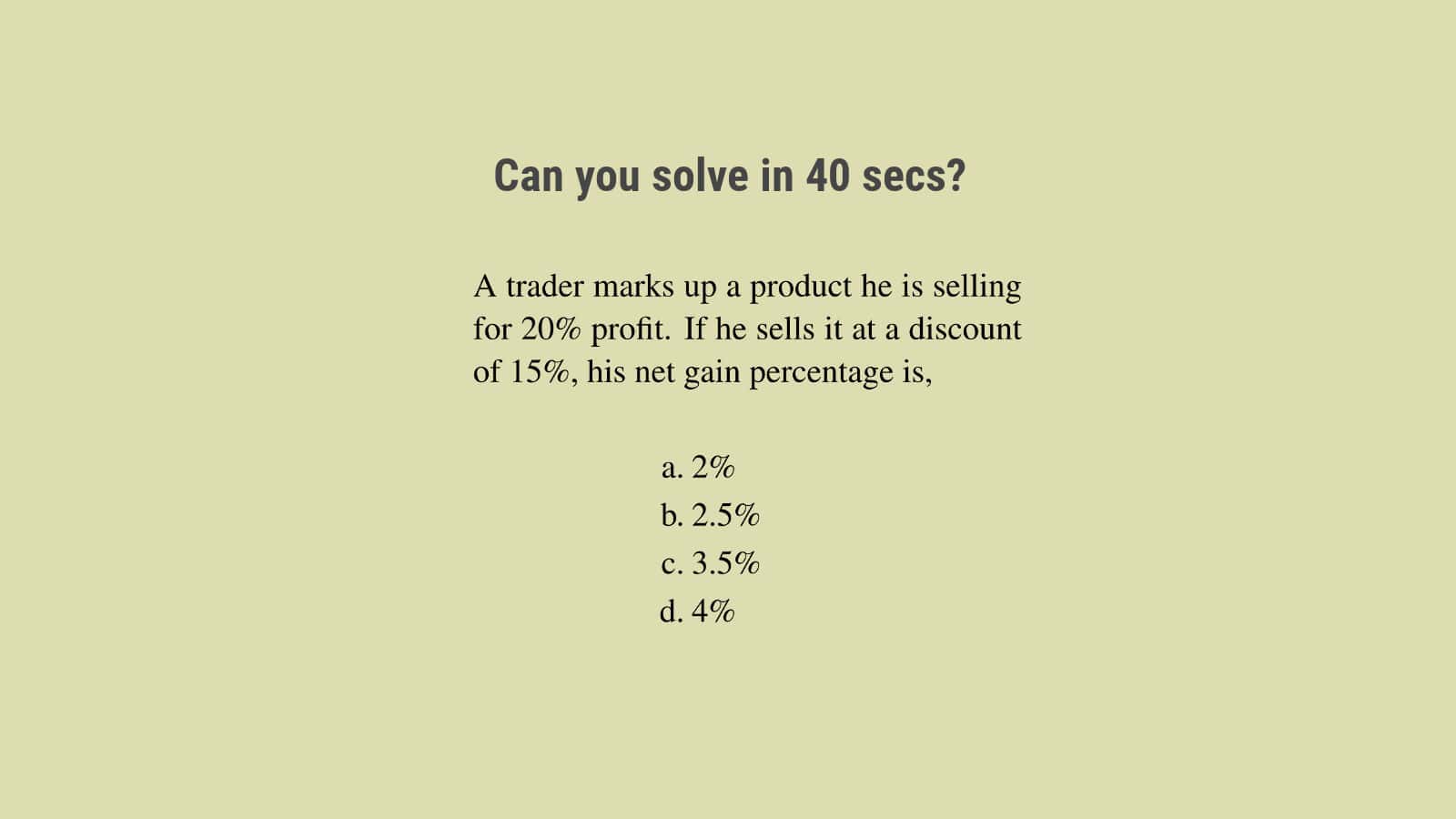 Profit and loss questions for SSC CGL Set 53