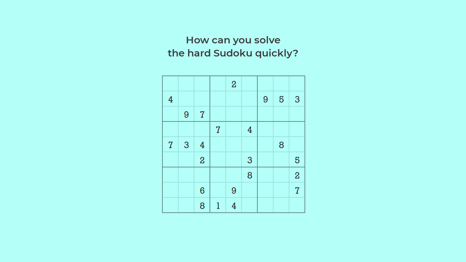 How to solve Sudoku hard level 4 game 30 in easy steps
