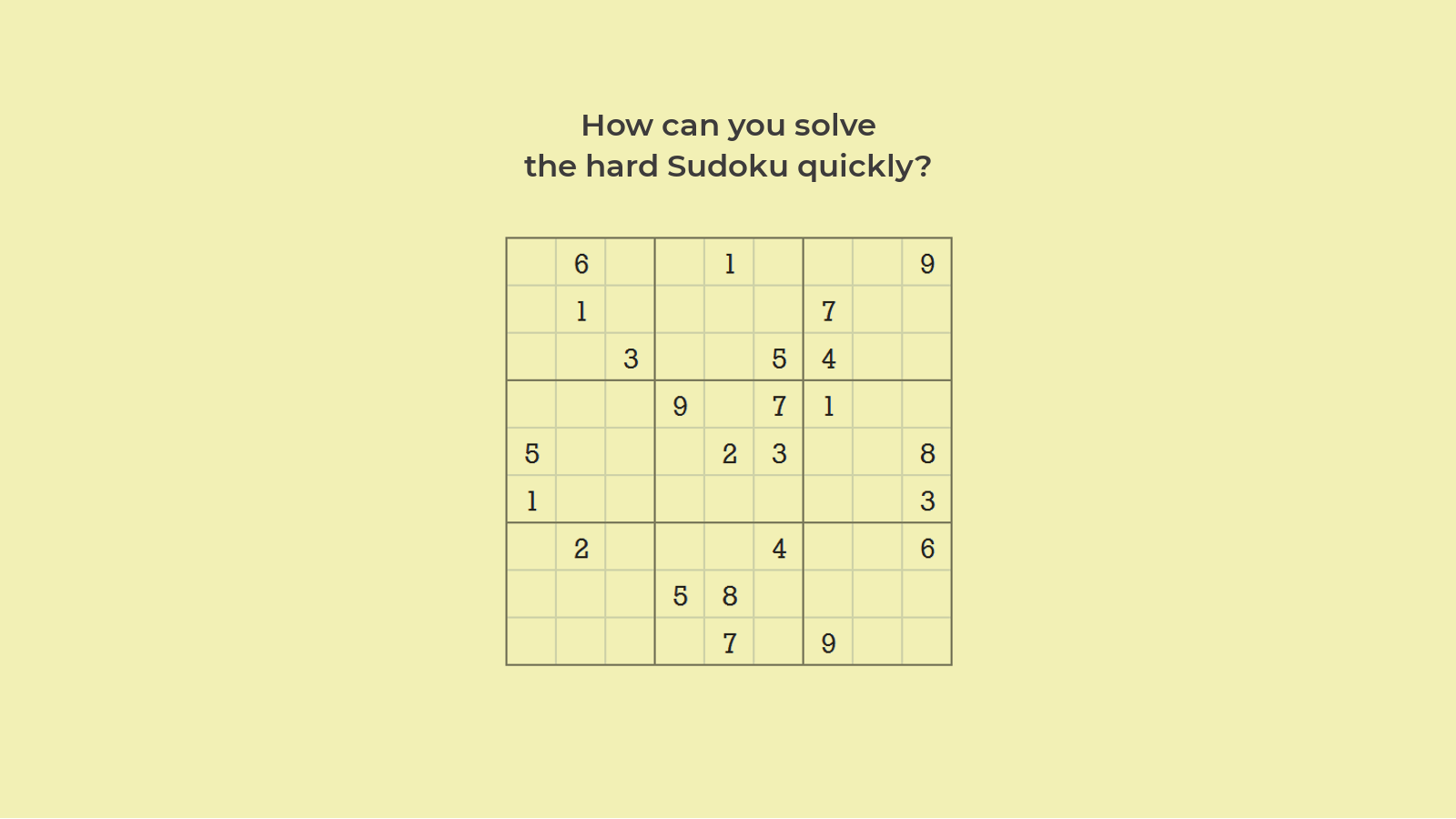 How to solve Sudoku hard level 4 game 36 in easy steps