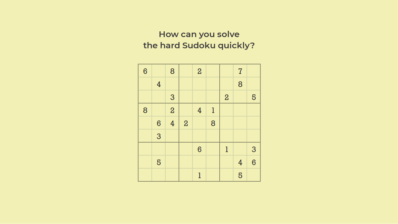 How to solve Sudoku hard level 4 game 38 in easy steps