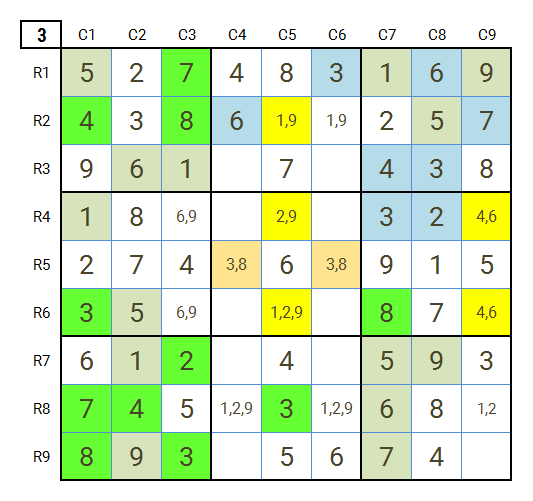 Sudoku hard level 4 puzzle game 14 stage 3