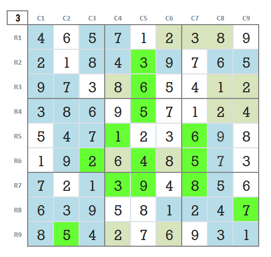Sudoku hard level 4 game 36 final stage 3