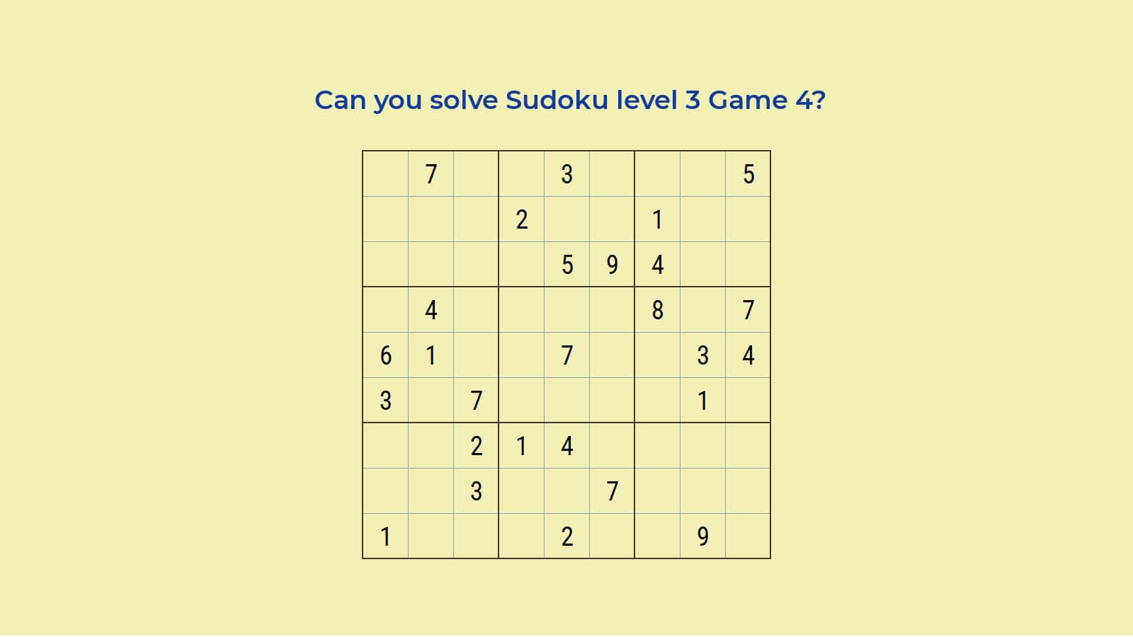 Sudoku level 3 Game 4: Breakthroughs by Hard Sudoku Techniques