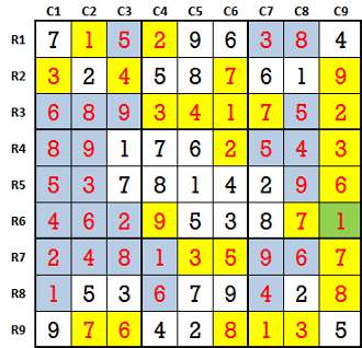 Sudoku second level game 8-3-solved