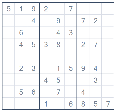 How to play Sudoku Beginner's level Sudoku game 2 exercise