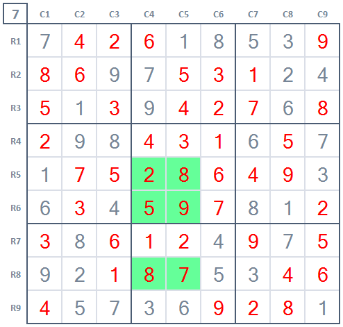 How to play Sudoku Beginner's level Sudoku game 2 final Stage 7