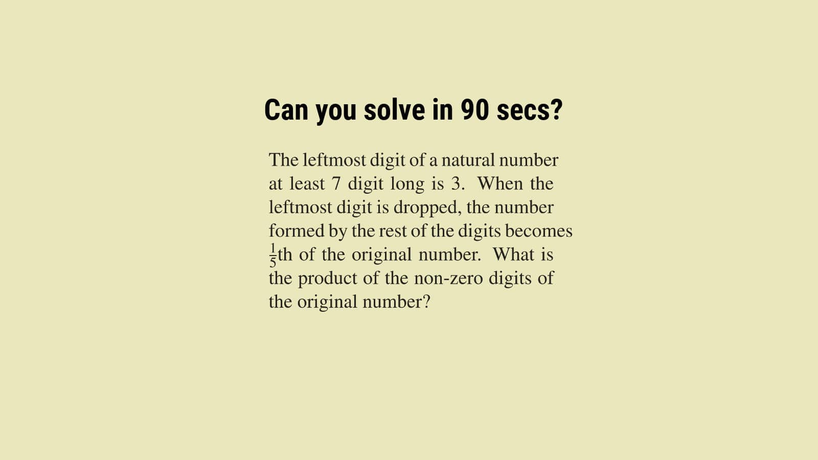 Can you solve the number system puzzle problem 8??