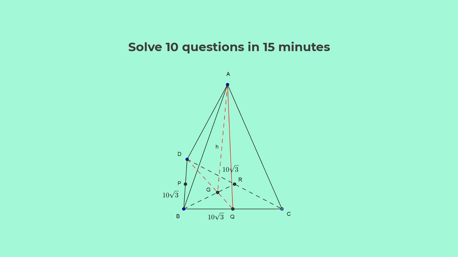 Mensuration questions pyramid questions SSC CGL Set 42