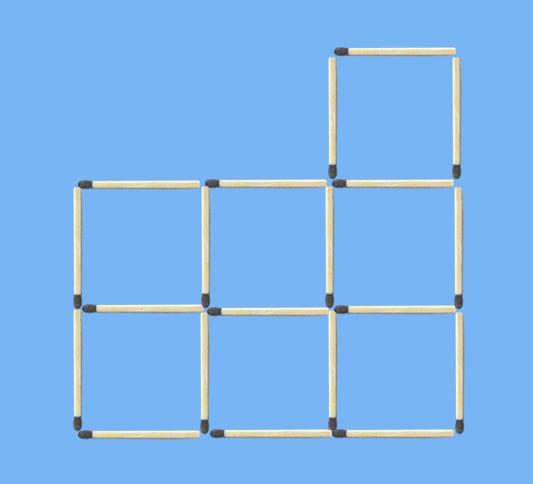 Target solution figure of 7 squares
