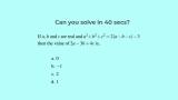 thumb Simple and Intelligent Solution of Difficult Algebra Problems 2
