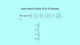 thumb Learn how to solve fraction decimal questions for SSC CGL 75