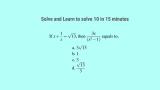 thumb Surds and Indices Questions with solutions for SSC CGL 93