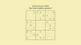 thumb Solving Hard Sudoku Puzzles Quickly: Level 4 Game 18