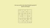 thumb Very Hard Sudoku Level 4 Game 8: Easy Solution