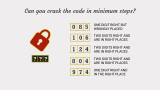 thumb Crack the Code for Number Lock Puzzle with 106 in Minimum Steps