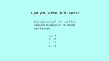 thumb Questions on Algebra for SSC CGL Set 81 with answers