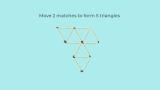 thumb Move 2 matches to form 5 triangles puzzle