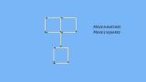 thumb Move 6 matches to make 5 squares matchstick puzzle