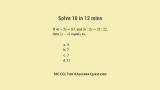 thumb Algebra questions for SSC CGL Tier 2 Set 9