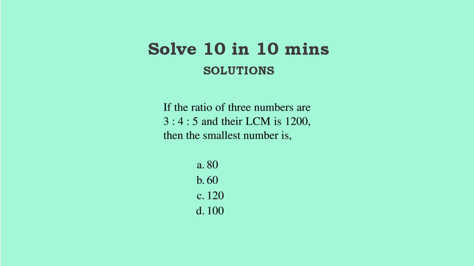 How to Solve Mixed Arithmetic Questions for WBCS Set 6