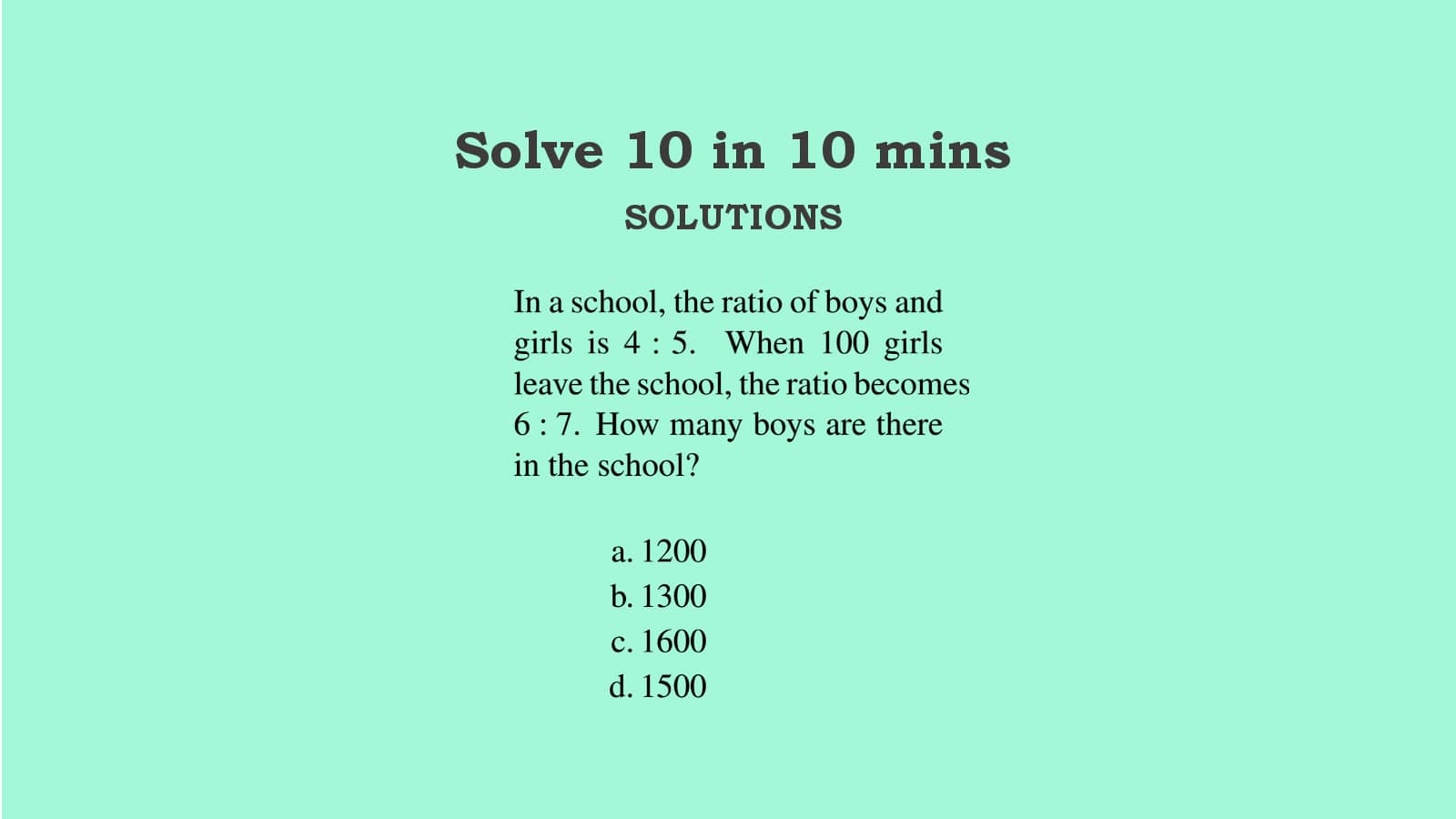 How to Solve Arithmetic Practice Problems Set 8 for WBCS