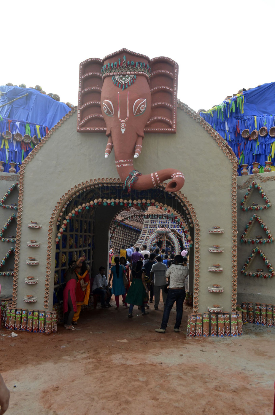 Deva Ganesha invites, Kolkata Durga Puja 2015